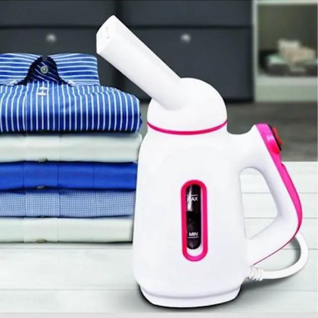 Alt view image 5 of 5 - Dual Heat Multi-Purpose Fabric Steamer (White/Pink)