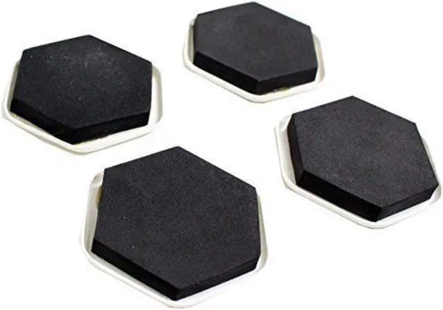 Alt view image 2 of 4 - Smooth Sliding Furniture Sliders - 8 Piece Set for Effortless Mobility