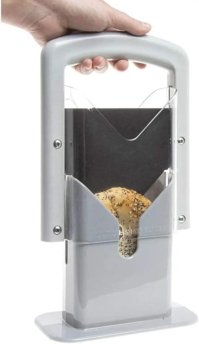 Alt view image 4 of 4 - Amazing Bagel Slicer - Built-in Safety Slicing Guide