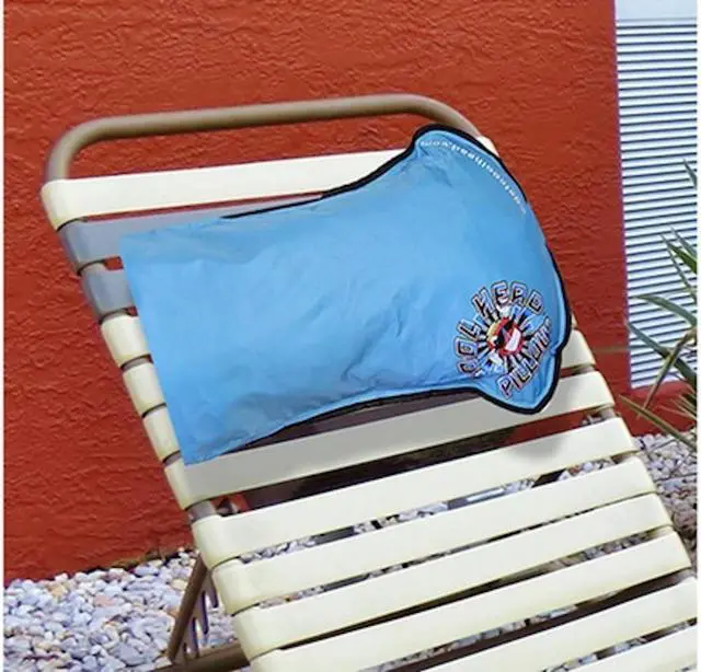 Alt view image 4 of 7 - Cool Head Pillow - Pool Water-Filled Pillow, Blue