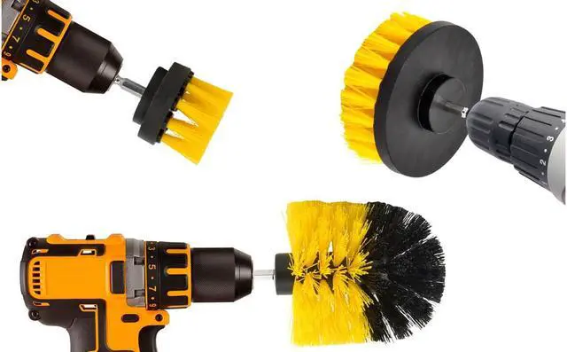 Alt view image 4 of 7 - Drill Brush Set - Power Scrubber - 3 Pieces