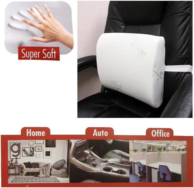 Alt view image 3 of 5 - Supportive Foam Back Support Pillow