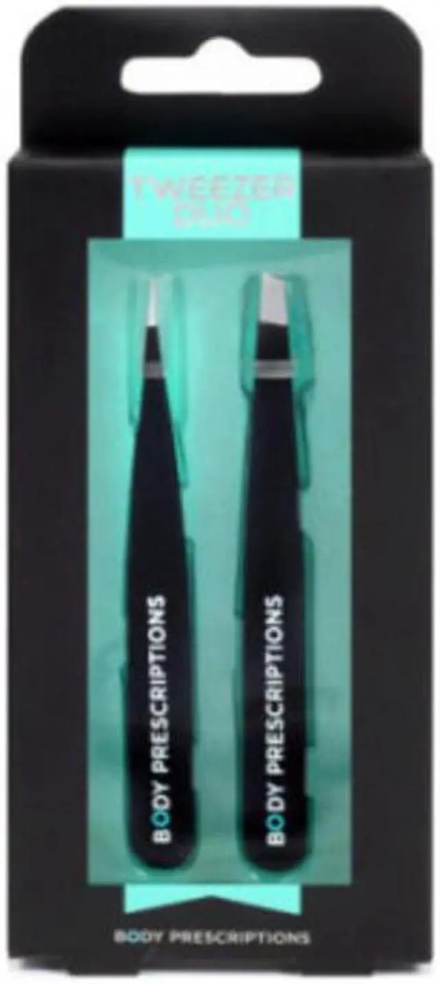 Alt view image 2 of 4 - Body Prescriptions 2-Pack Soft Touch Tweezers