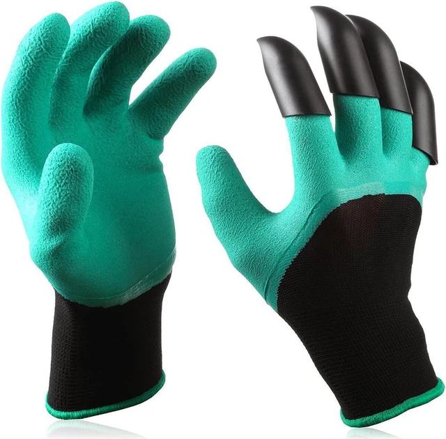 Alt view image 7 of 10 - Garden Gloves - Built in 4 Claws for Easy Gardening