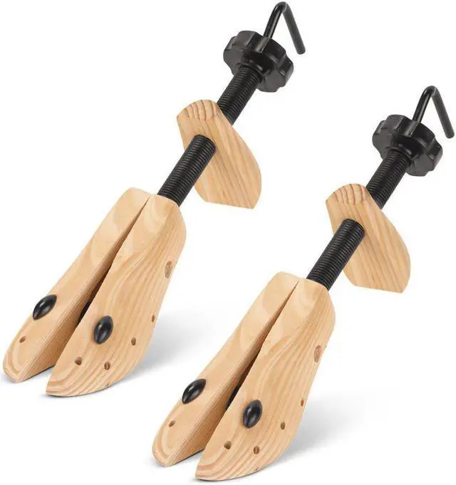Alt view image 3 of 4 - Wooden Shoe Stretcher - Large Size (2 Pack) for Comfort