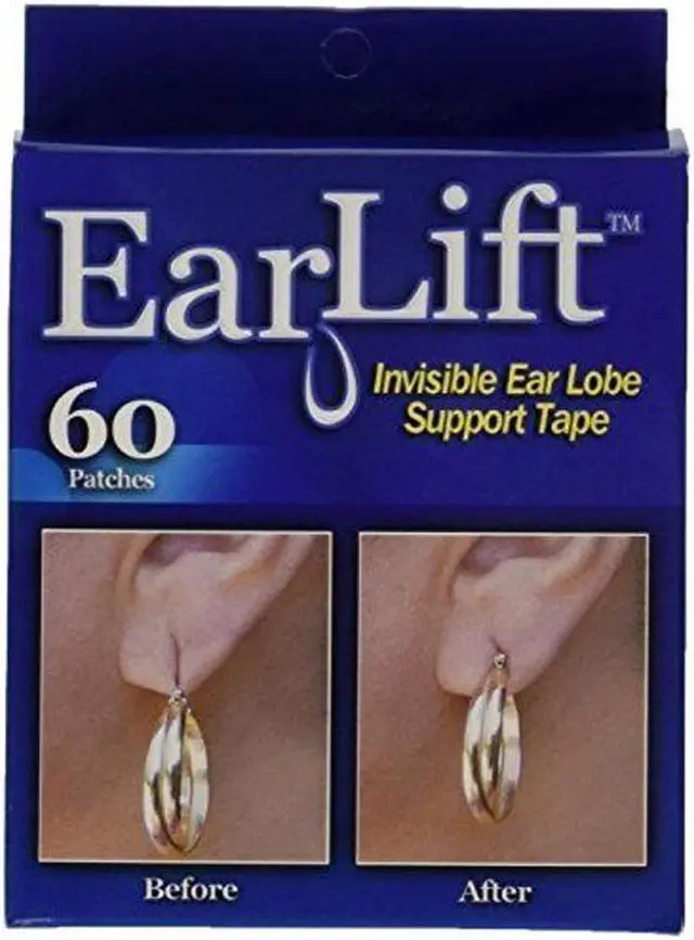 Alt view image 4 of 5 - EarLift Invisible Ear Lobe Support Solution- 60 count