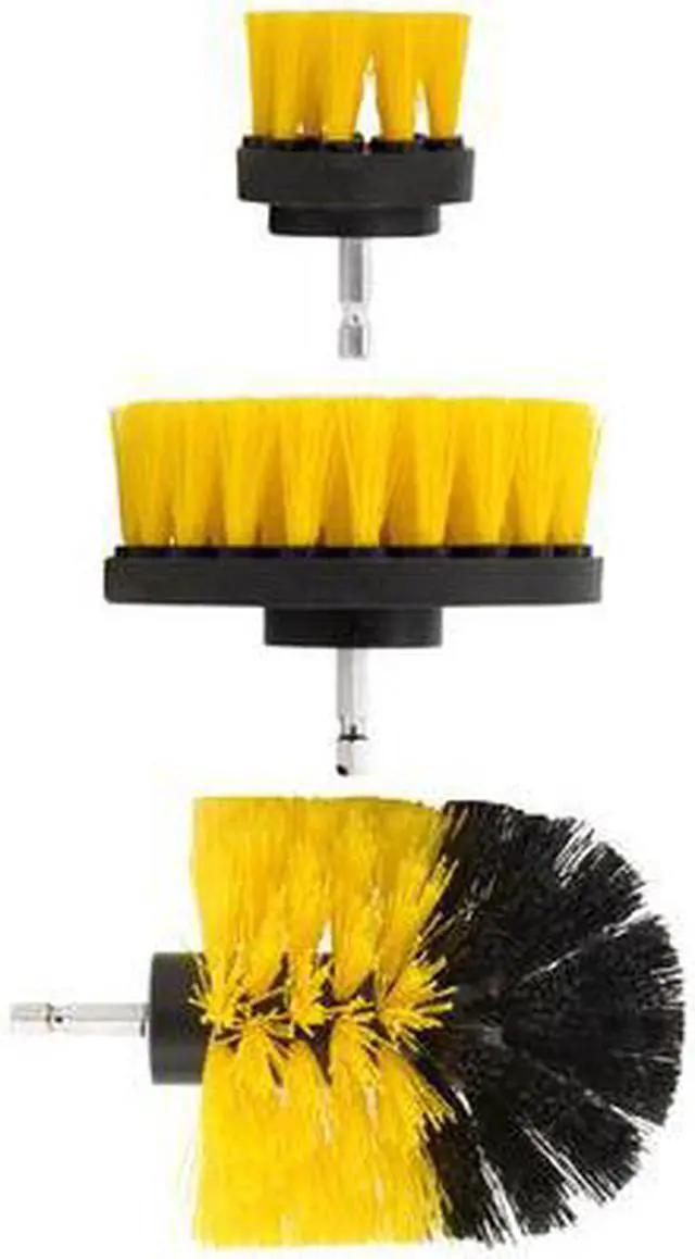 Alt view image 3 of 7 - Drill Brush Set - Power Scrubber - 3 Pieces