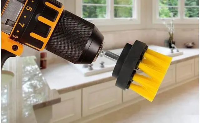 Alt view image 6 of 7 - Drill Brush Set - Power Scrubber - 3 Pieces