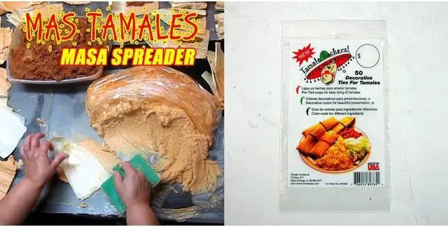 Alt view image 2 of 6 - Tamales Mas Spreader and Tucker Ties Combo