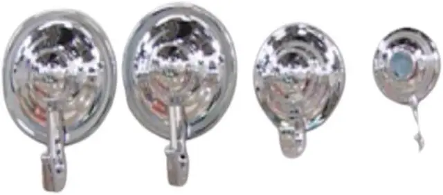 Main image of Forever Suction Hooks -  Set of 8 -  Vacuum Suction Hooks (Silver)