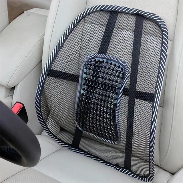 Alt view image 4 of 4 - Mesh Back Support Rest with Massage Pegs