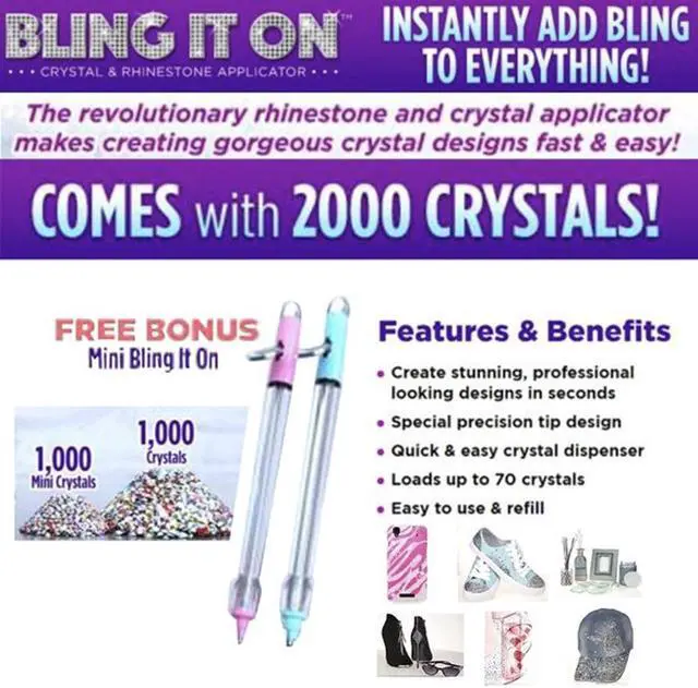 Alt view image 2 of 5 - Bling It on - Crystal & Rhinestone Applicator