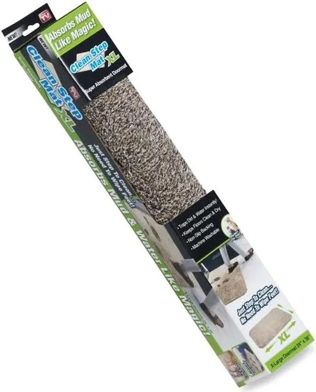 Alt view image 2 of 7 - Clean Step Mat Runner - Tan -  2 Pack (24" x 60" )