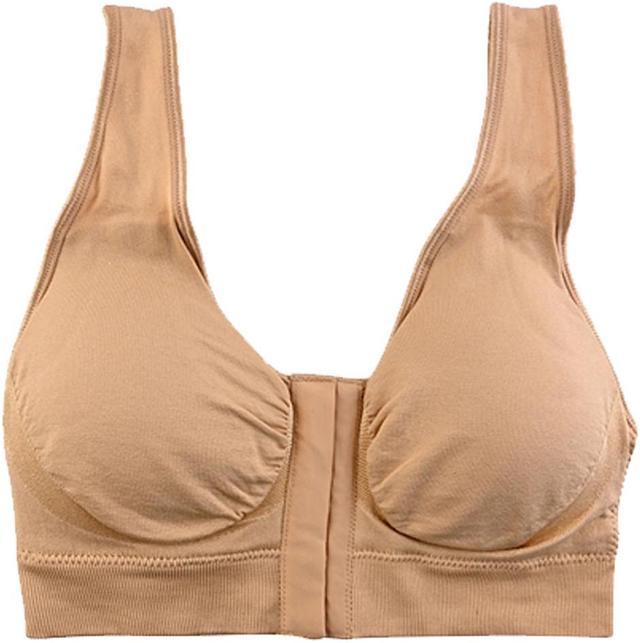 Miracle Bamboo Comfort Bra - Nude- Large (Bust 37-40) 