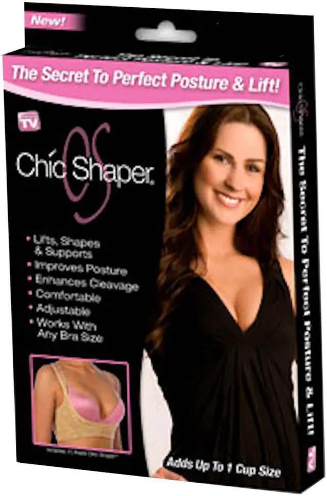 Alt view image 3 of 5 - Chic Shaper Perfect Posture - Black - Medium (Bust Size  36-38)