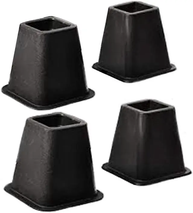 Main image of Bed Risers - Black - 4 Piece Set