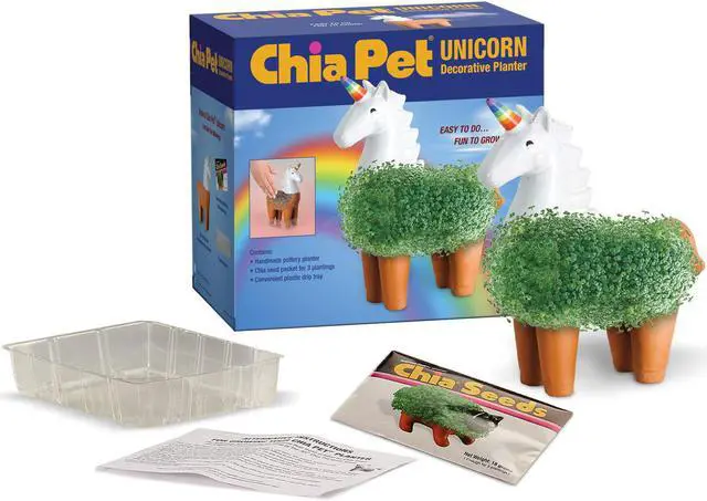Alt view image 4 of 7 - Chia Pet Planter - Unicorn