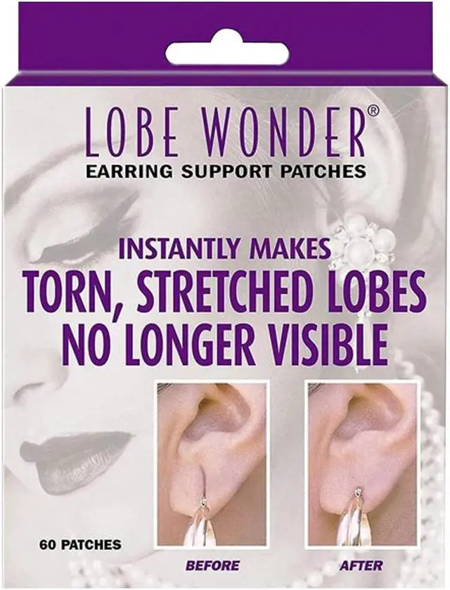 Alt view image 2 of 3 - Lobe Wonder Heavy Earring Support Patches -180 Earring Support Patches - 3 Pack