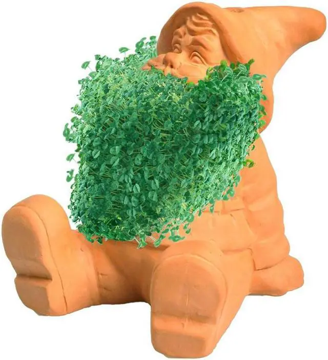 Alt view image 4 of 5 - Chia Pet Planter - Gnome