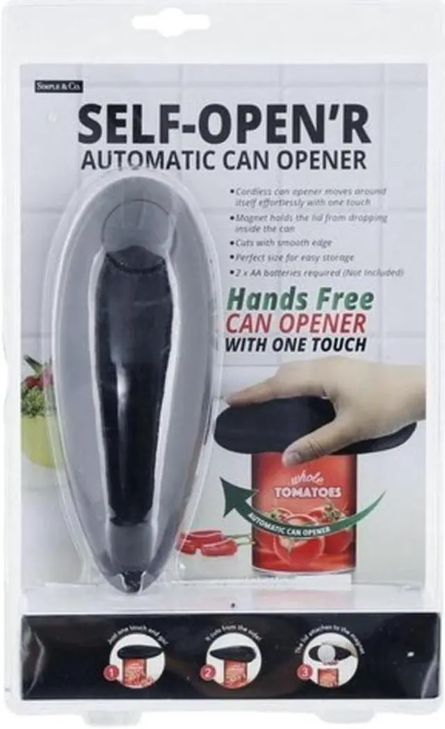 Main image of Self-Open'r Automatic Can Opener: Effortless, Hands-Free Convenience