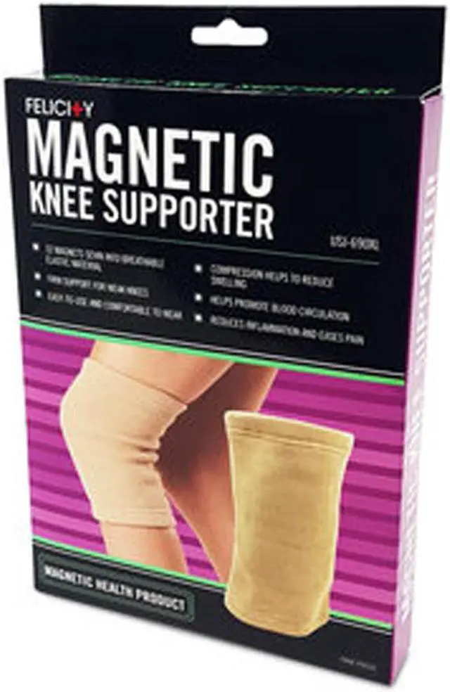 Alt view image 2 of 5 - Daiwa Felicity Magnetic Knee Supporter (Beige- LARGE)