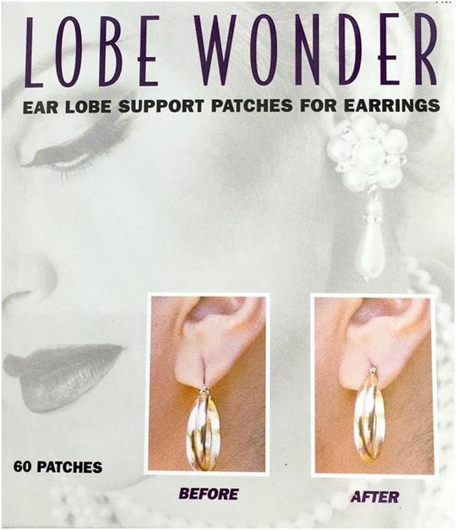Ear Lobe Support Patches and Earring Stabilizers 240 Invisible Patches