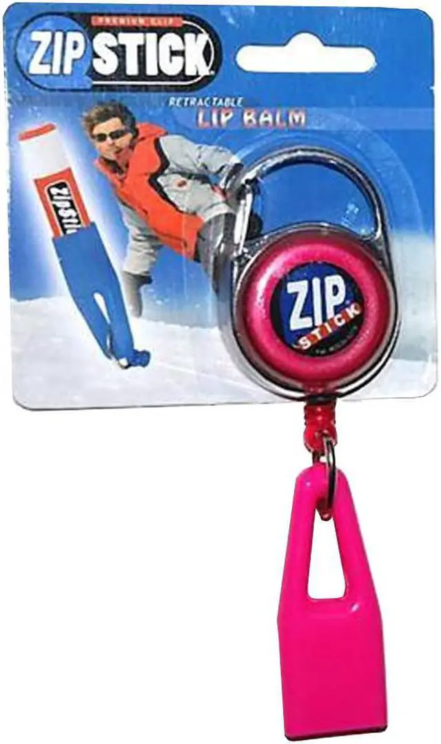 Alt view image 2 of 7 - Zip Stick Retractable Lip Balm Holder - Pink
