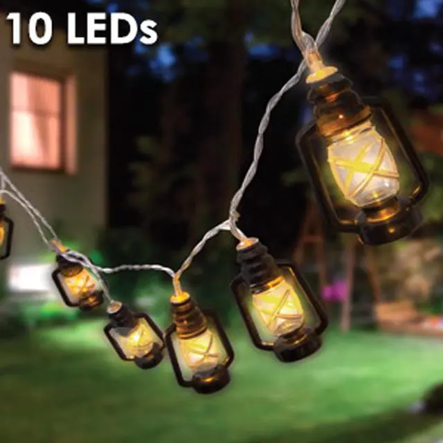 Alt view image 5 of 8 - Merdian Point Mini Lantern LED String Lights - 10 Lights One String