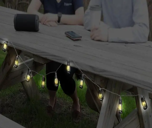 Alt view image 6 of 8 - Merdian Point Mini Lantern LED String Lights - 10 Lights One String