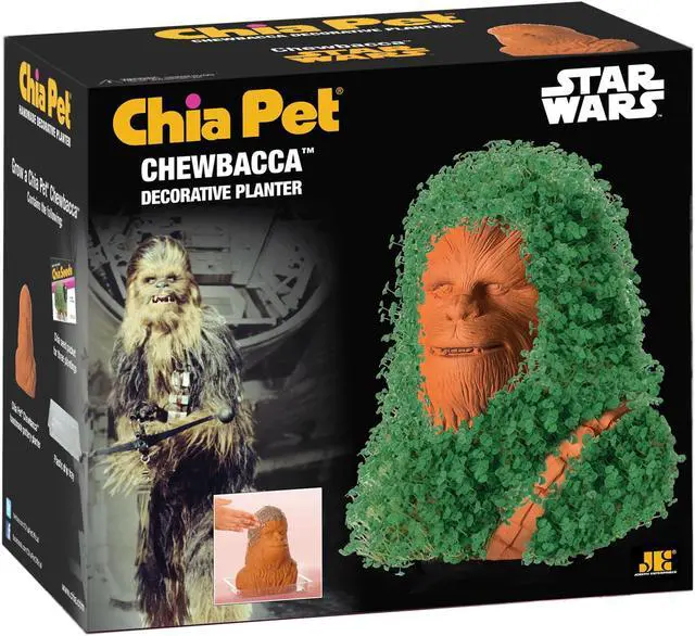 Alt view image 7 of 8 - Star Wars Chewbacca Chia Pet Decorative Planter