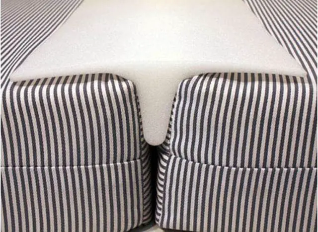 Alt view image 3 of 6 - Foam Bed Bridge  Fill the Gap for Seamless Sleeping (10"x3"x78")
