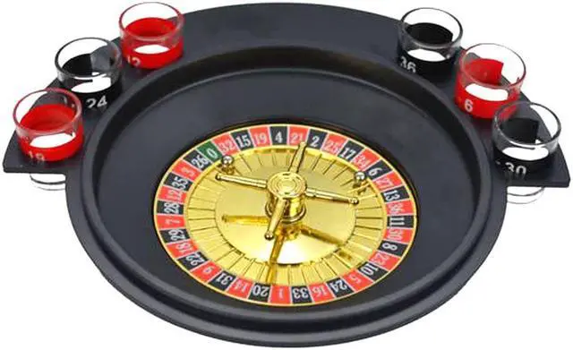 Alt view image 4 of 5 - Roulette O - 6 Glass Drinking Shot Game