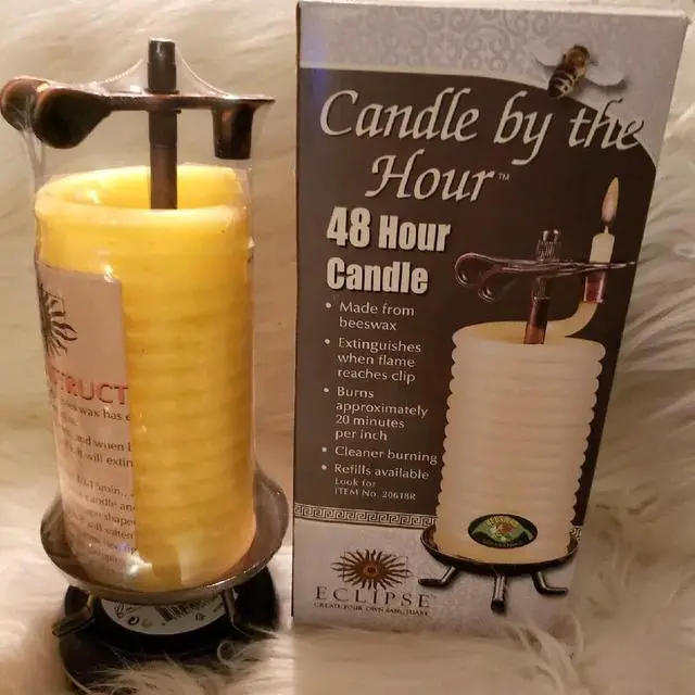 Alt view image 5 of 5 - Eclipse Candle by the Hour - 48 Hour Bees Wax Candle Refill