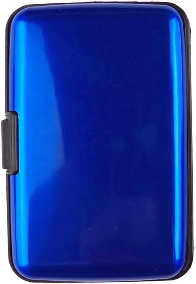 Alt view image 2 of 5 - Aluminum Credit Card Wallet, Light Weight - BLUE