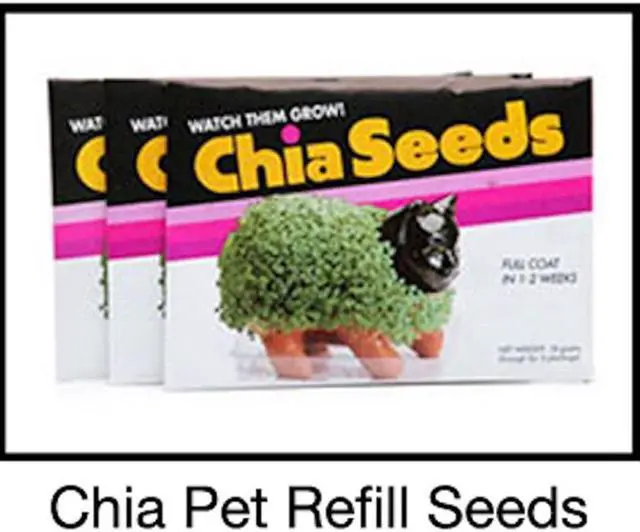 Alt view image 2 of 5 - Chia Pet Seeds (Pack Of 3)