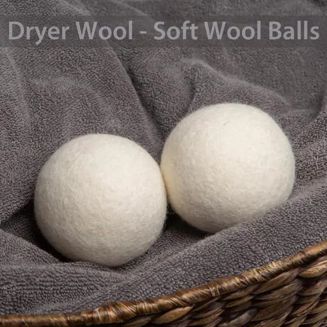 Alt view image 3 of 3 - Dryer Wool - Soft Wool Balls- 2 pack