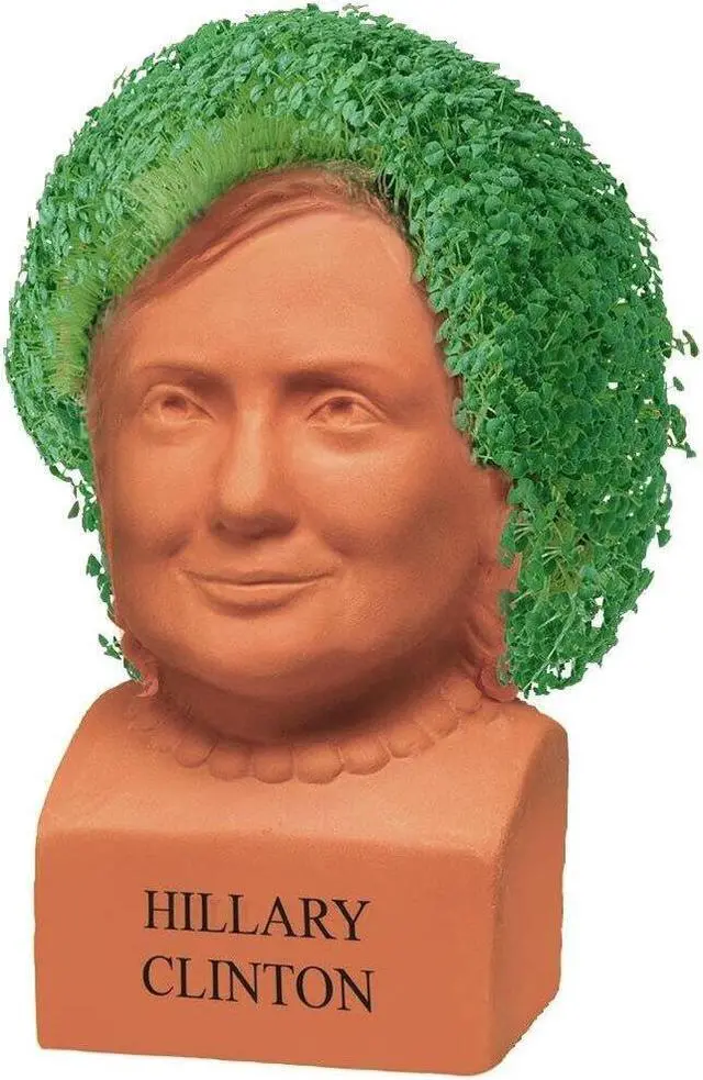Alt view image 2 of 5 - Chia Pet Planter - Freedom of Choice Hillary Clinton- Happy