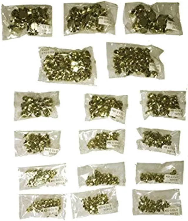 Alt view image 2 of 4 - GeMagic Gold Studs - 500 pieces-  Assorted Pack