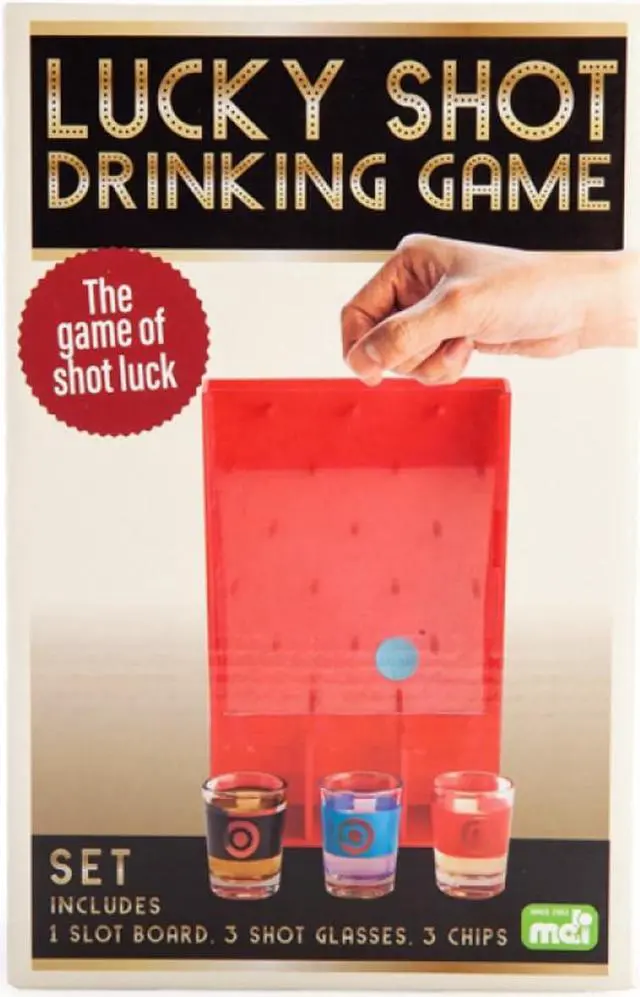 Alt view image 3 of 4 - PMS 619146 Lucky Shot Drinking Game in Color Gift Box | Multicolor | 7pcs