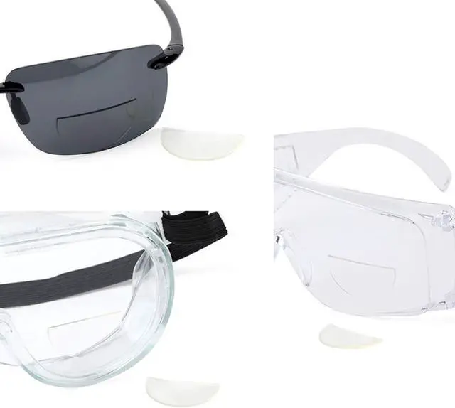 Alt view image 3 of 4 - Stick-On Magnification Bifocal Lenses, 2.00+