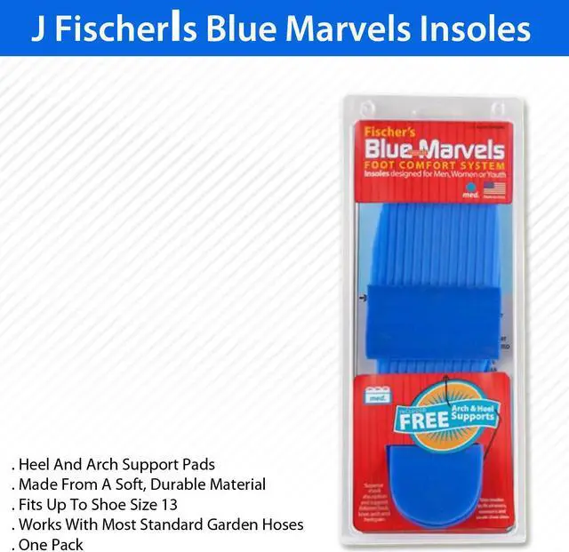 Alt view image 2 of 4 - J Fischer's Blue Marvels Insoles - Experience Superior Cushioning