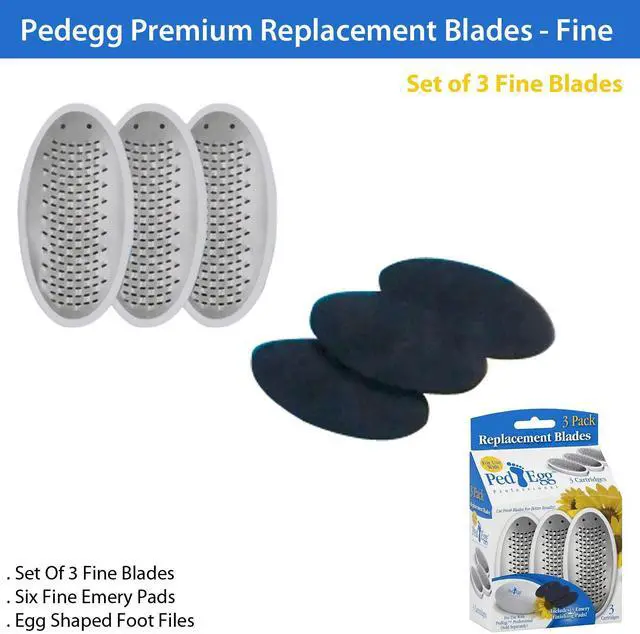 Alt view image 4 of 4 - Pedegg Premium Replacement Blades - Fine