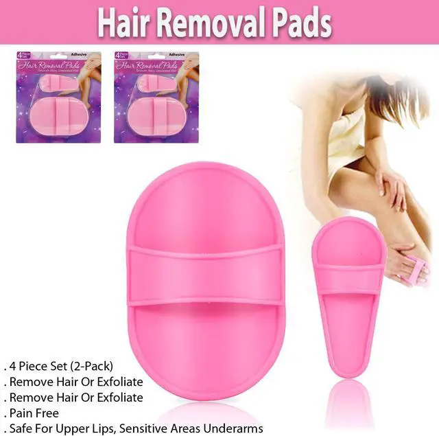 Alt view image 4 of 7 - Hair Removal Pads 4 Piece Set (2-Pack)