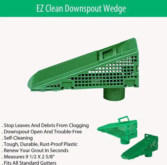 Alt view image 3 of 3 - EZ Clean Downspout Wedge