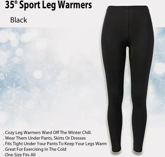 Alt view image 4 of 5 - 35° Sport Leg Warmers - Ideal for Cold Weather Workouts