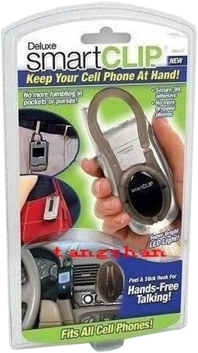 Alt view image 3 of 4 - Deluxe Smart Clip- Universal-  Fits All Cellphones- Charcoal Gray (1)