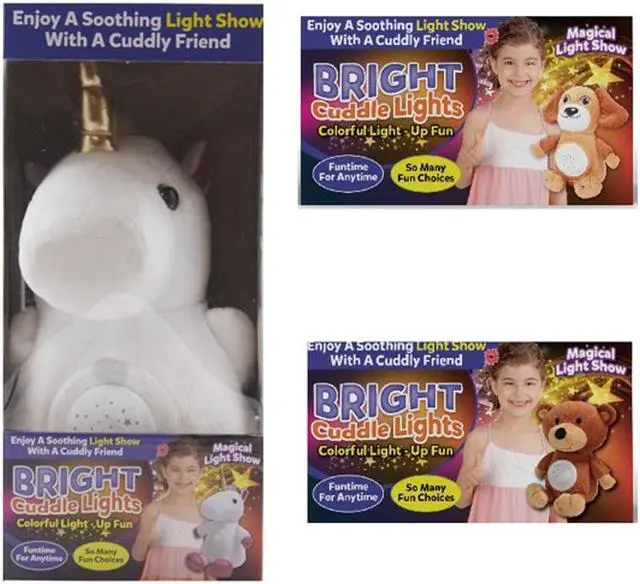 Alt view image 5 of 5 - Bright Cuddle Lights - Colorful Light-Up Fun (Unicorn)