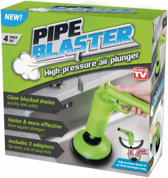 Alt view image 4 of 6 - Pipe Blaster High-Pressure Air Plunger