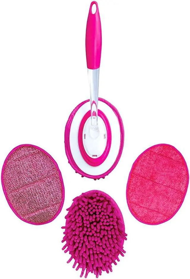 Alt view image 4 of 4 - Turbo Scrub 360 Replacement Brush Heads  3-Pack for Versatile Cleaning