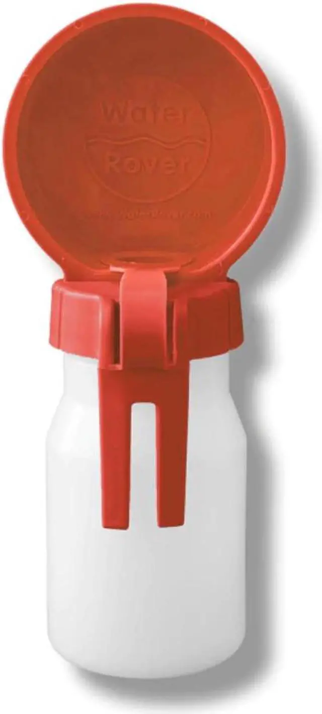 Alt view image 2 of 8 - Water Rover Smaller 3.5-inch Bowl and 8 Ounce Bottle, Red